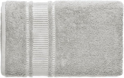 Melissa Linen, Fingertip Towels 4 Pack, 100% Turkish Cotton, Small Hand Towels for Body and Face, 12 x 18 in, Soft and Absorbent, Quick Dry, (Steel Gray Fingertip Hand Towels)