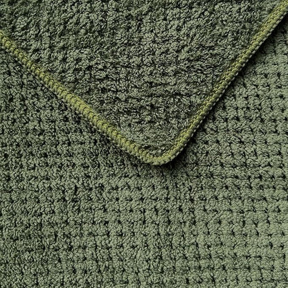 YTYC Towels,29x59 Inches Extra Large Bath Towels for Bathroom Super Soft Quick Dry Light Weight Waffle Microfiber Shower Towels 80% Polyester 20% Nylon (Olive Green,4 Piece)