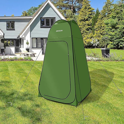 AKOZLIN Portable Pop Up Shower Tent Instant Privacy Dressing Changing Tent Outdoor Shower Room Camp Toilet Tent