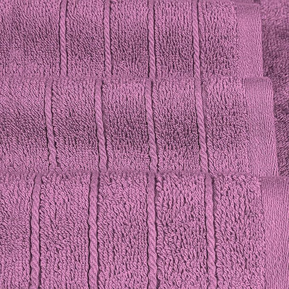 Tens Towels Pack of 4 Extra Large Bath Towels 30 x 60 Inches, 100% Cotton, Larger & Lighter Weight, Quicker to Dry, Super Soft and Absorbent, Perfect for Bathroom, Purple