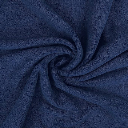 Utopia Towels Luxurious Jumbo Bath Sheet 2 Piece, 600 GSM, 35 by 70 Inches, 100% Ring Spun Cotton, Highly Absorbent and Quick Dry Extra Large Bath Towel, Super Soft Towel, Navy