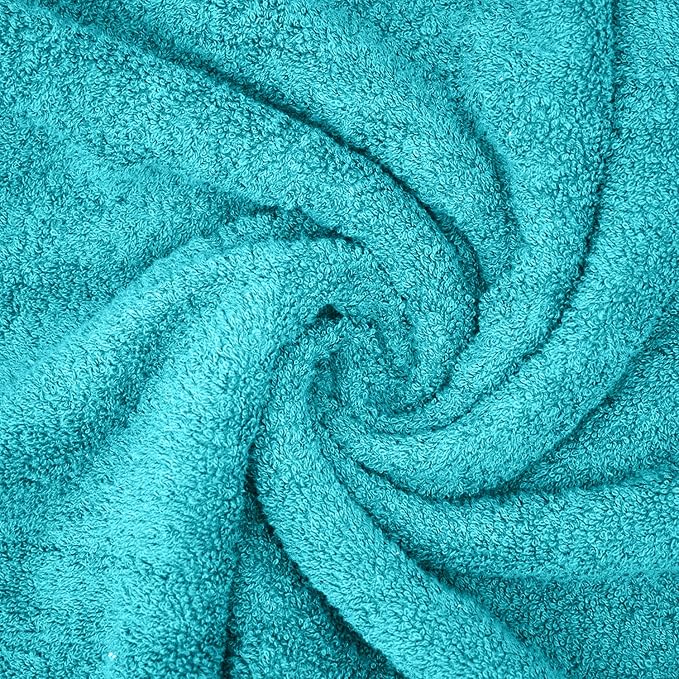DAN RIVER Pack of 1 Bath Sheet 40x80 Inches, Jumbo Bath Sheets for Adults, Thick and Absorbent Large Towels - Aqua