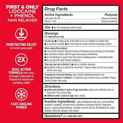 ABSORBINE JR. Pro Maximum-Strength Lidocaine Roll-On, Fast-Acting Nerve, Joint, & Muscle Pain Relief, No-Mess, Non-Greasy Formula, 4% Lidocaine with Phenol, 2.5 oz, (Pack of 1)