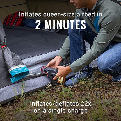 Coleman OneSource Rechargeable Outdoor Camping Gear: Camp Shower, Cordless Vacuum, Fan, Speaker, & Air Pump Options with Included Rechargeable Battery