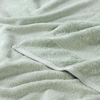 Superior Egyptian Cotton 3-Piece Towel Set, Basic Towels For Bathroom, Home Decor, Guest Bath, Shower, Apartment, Included 1 Face, 1 Hand, 1 Bath Towel, Washcloth, Quick Dry, Sage