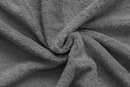 American Veteran Towel, 100% Cotton Turkish Bath Towels for Bathroom 4 Pack, 27x54 Extra Large Premium Soft Drying Bathroom Towels, Dark Gray