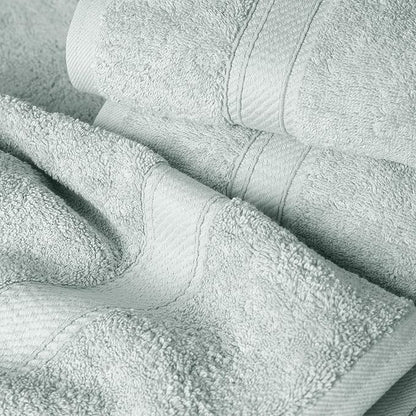 Superior Egyptian Cotton Pile 6 Piece Towel Set, Includes 2 Bath, 2 Hand, 2 Face Towels/Washcloths, Ultra Soft Luxury Towels, Thick Plush Essentials, Guest Bath, Spa, Hotel Bathroom, Sea Foam