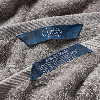 Christy Renaissance 6 Piece Towel Set | Dove Grey | 100% Egyptian Cotton | Luxuriously Soft and Super Absorbent | 675 GSM | 2 Bath Towels 2 Hand Towels 2 Face Cloths