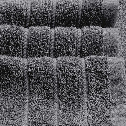 Tens Towels Pack of 4 Extra Large Bath Towels 30 x 60 Inches, 100% Cotton, Larger & Lighter Weight, Quicker to Dry, Super Soft and Absorbent, Perfect for Bathroom, Dark Grey