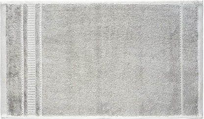 Melissa Linen, Fingertip Towels 4 Pack, 100% Turkish Cotton, Small Hand Towels for Body and Face, 12 x 18 in, Soft and Absorbent, Quick Dry, (Steel Gray Fingertip Hand Towels)
