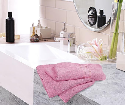 Utopia Towels 6 Pack Premium Hand Towels Set, 16 by 28 inches, 100% Ring Spun Cotton, Ultra Soft and Highly Absorbent 600GSM Towels for Bathroom, Gym, Shower, Hotel, and Spa, Pink