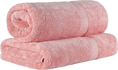 BLUENILEMILLS BNM 800 GSM Premium Quality Egyptian Cotton Bath Sheet Set, 2-Piece Highly Absorbent Sheets for Bathroom & Shower, Hotel & Spa Quality Lush, Durable Quick Dry