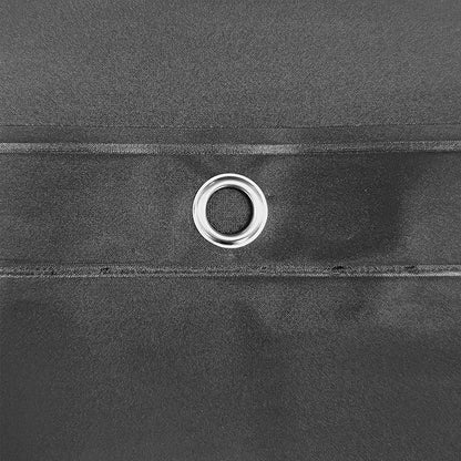 Barossa Design Gray Shower Curtain Liner - Premium PEVA Shower Liner for Bathroom, BPA & PVC Free, No Chemical Smell, Lightweight Standard Size Bath Curtain with 3 Magnets, Metal Grommets - Dark Gray