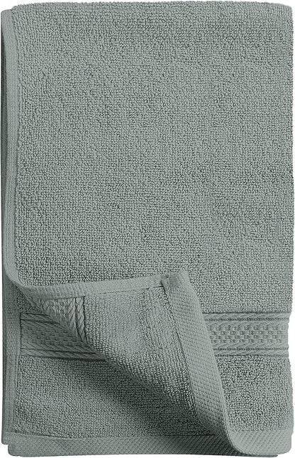 Utopia Towels 6 Pack Premium Hand Towels Set, 16 by 28 inches, 100% Ring Spun Cotton, Ultra Soft and Highly Absorbent 600GSM Towels for Bathroom, Gym, Shower, Hotel, and Spa, Cool Grey