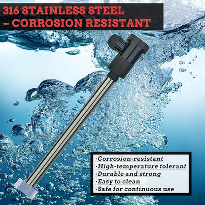 3000W 240V Above-Ground Pool Immersion Water Heater with Wifi Timer & Temp Control – Portable Submersible Heater for Bathtub, Baptismal Pool, Baptistry, Spa, Inflatable Pool & Hot Tub