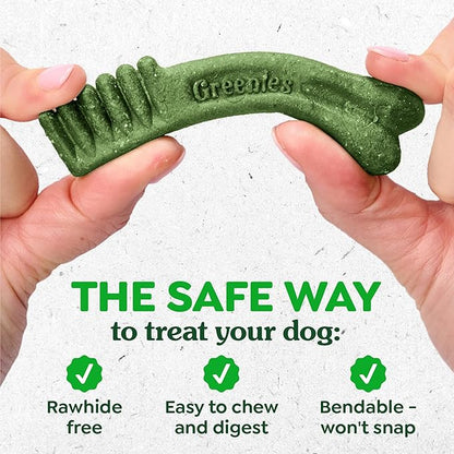 Greenies Veterinarian-Recommended Natural Dental Dog Treats Teenie Size, Original Flavor, 12 oz. Pack, 43 Count