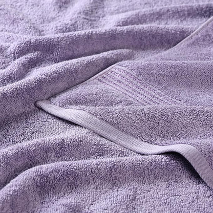 Superior Egyptian Cotton 4-Piece Bath Towel Set for Shower, Bath, Spa, Resort, Hotel, Soft Body Towels, Airbnb Essentials, Apartment, Dorm, Quick Dry, Absorbent, Bathroom Basics, Royal Purple