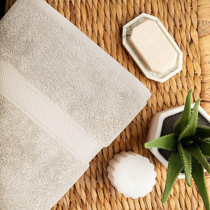 BLUENILEMILLS BNM Premium Quality Egyptian Cotton Towels, 6-Piece Ultra-Soft Bathroom Towels |Super Soft Bath Towel| Hypoallergenic Hand Towel| Face Towels| Quick Dry, Saloon Hotel & Spa