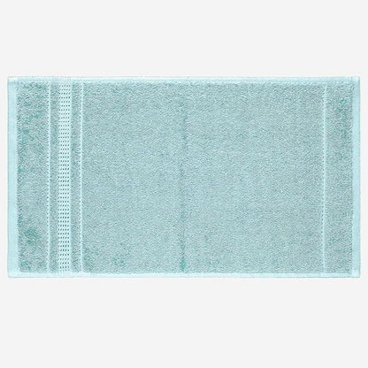 Melissa Linen, 2 Piece Hand Towel Set, 100% Turkish Cotton Face Hand Towels for Bathroom, 20 in x 35 in, Absorbent, Quick Dry, Durable and Soft, Spa and Hotel Quality, Aqua Green