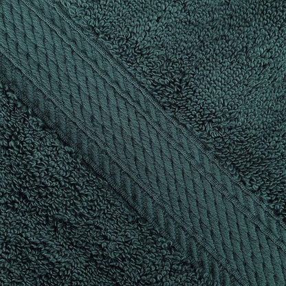 Superior Egyptian Cotton Pile Bath Towel Set of 4, Ultra Soft Luxury Towels, Thick Plush Essentials, Absorbent Heavyweight, Guest Bath, Hotel, Spa, Home Bathroom, Shower Basics, Teal