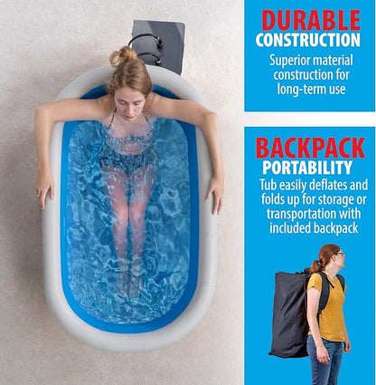 Inflatable Ice Bathtub With Chiller 2.0