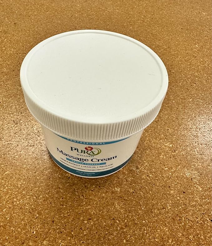 Wellness Professional Arnica Therapy 4oz Massage Cream, Cream for Bruising, Olive Oil, Arnica Extract, Unscented, Hypoallergenic, Natural, Skin Moisturizing & Hydrating, Deep Tissue, Wellness