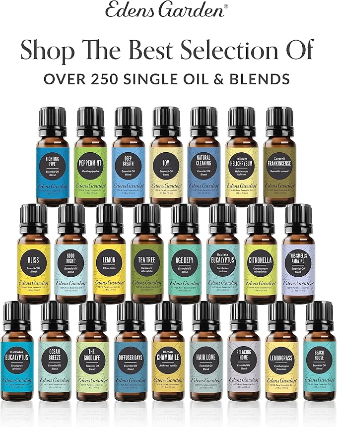 Edens Garden A Lavender Day Essential Oil Blend- 100% Pure Premium Grade, Undiluted, Natural, Therapeutic, Aromatherapy, The Best for Diffusing, Skin, Candle, Laundry 10 ml (.33 fl oz)