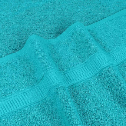 Utopia Towels Luxurious Jumbo Bath Sheet 2 Piece, 600 GSM, 35 by 70 Inches, 100% Ring Spun Cotton, Highly Absorbent and Quick Dry Extra Large Bath Towel, Super Soft Towel, Turquoise