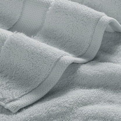 TOWELTIQUE- Organic Cotton Luxury Bath Towels Pack of 4 GOTS & Oeko- TEX Certified | Premium Soft, Absorbent & Quick-Drying Towels for Bathroom, Gym, Spa & Hotel Use – Light Gray