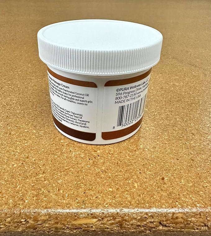 Coconut Therapy Massage Cream, Coconut Massage, Professional Deep Tissue, Unscented Cream for Physical Therapy and Recovery 4oz