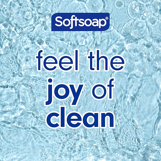 Softsoap Antibacterial Liquid Hand Soap, Gentle Clean, Sparkling Pear Scent Hand Soap, 11.25 Ounce, 6 Pack