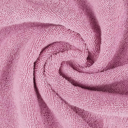 Utopia Towels 6 Piece Premium Hand Towels Set, 16 by 28 inches, 100% Ring Spun Cotton, Lightweight and Highly Absorbent Towels for Bathroom, Travel, Camp, Hotel, and Spa, Pink