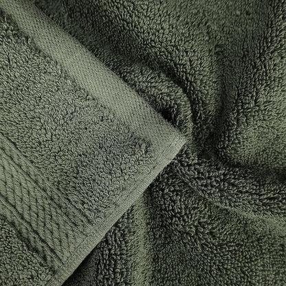 BNM Egyptian Cotton Heavyweight Towels, Ideal For Bathroom, Shower, Spa, 800 GSM Bath Towels, Highly-Absorbent, Luxury Bathroom Essentials, Soft Plush Home Basics, Bath Towel Set of 4, Forest Green