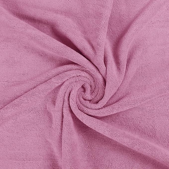 Utopia Towels 4 Pack Premium Bath Towels Set, 27 by 54 Inches, 100% Ring Spun Cotton 600GSM, Lightweight and Highly Absorbent Quick Drying Towels, Perfect for Daily Use, Pink