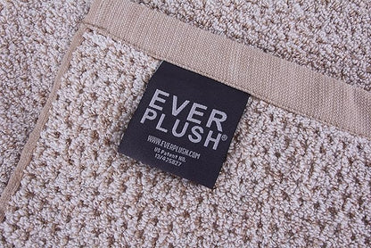 Everplush Diamond Jacquard Bath Sheet, 35" x 66", Brown