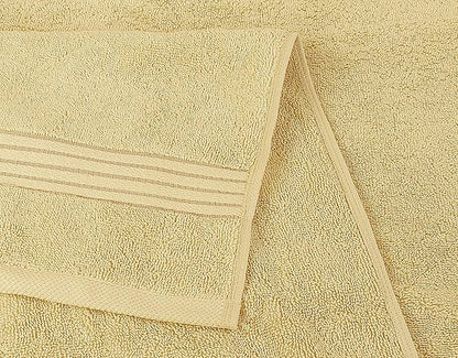 Utopia Towels 8 Piece Premium Towel Set, 2 Bath, 2 Hand, and 4 Washcloths, 100% Ring Spun Cotton, Highly Absorbent Towels for Bathroom, Sports, and Hotel, Beige