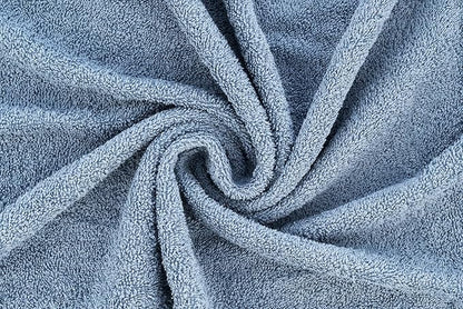 CASA COPENHAGEN He & She 2 Pieces Large Bath Sheet Set- Dusty Blue + Pink, 550 GSM, Designed in Denmark Made of Soft Egyptian Cotton for Bathroom, Kitchen & Shower