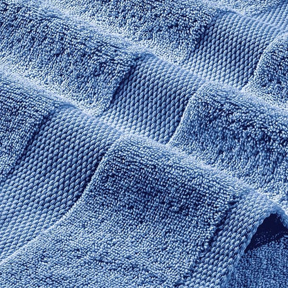 White Classic Luxury Soft Bath Sheet Towels - 650 GSM Cotton Luxury Towels Extra Large 35x70 | Highly Absorbent and Quick Dry | Hotel Quality, Light Blue, 2 Pack