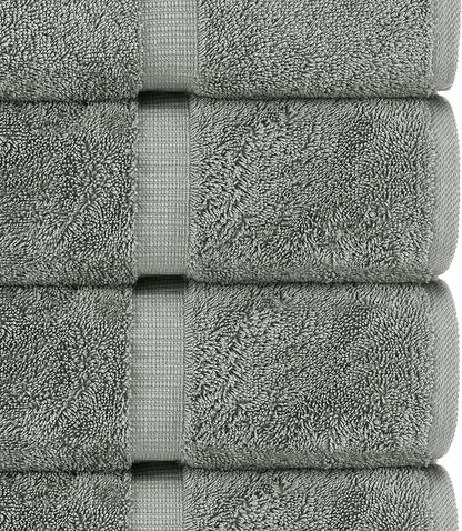 Chakir Turkish Linens, 100% Cotton Premium Quality Turkish Bath Sheets (35''x70'' Large Bath Sheet Towels - Gray)