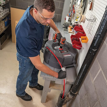 RIDGID 64273 Model K9-204 FlexShaft Drain Cleaning Machine Kit for 2"-4" Pipes