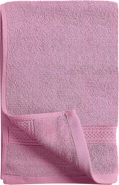 Utopia Towels 6 Pack Premium Hand Towels Set, 16 by 28 inches, 100% Ring Spun Cotton, Ultra Soft and Highly Absorbent 600GSM Towels for Bathroom, Gym, Shower, Hotel, and Spa, Pink