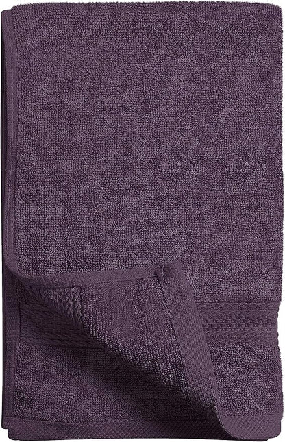 Utopia Towels 6 Pack Premium Hand Towels Set, 16 by 28 inches, 100% Ring Spun Cotton, Ultra Soft and Highly Absorbent 600GSM Towels for Bathroom, Gym, Shower, Hotel, and Spa, Plum
