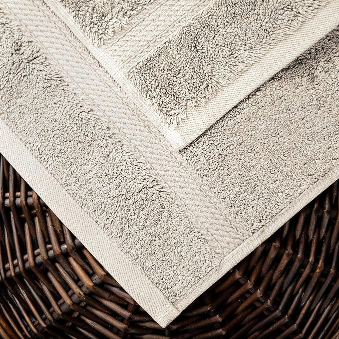 BLUENILEMILLS BNM Premium Quality Egyptian Cotton Towels, 6-Piece Ultra-Soft Bathroom Towels |Super Soft Bath Towel| Hypoallergenic Hand Towel| Face Towels| Quick Dry, Saloon Hotel & Spa