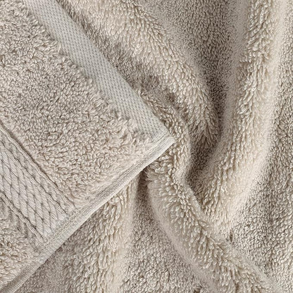 BNM Egyptian Cotton Heavyweight Towels, Ideal For Bathroom, Shower, Spa, Hotel, 800 GSM, Face/ Washcloths, Hand Towels, Bath Towels, Highly-Absorbent, Luxury Home Basics, 9 Piece Towel Set, Stone Grey